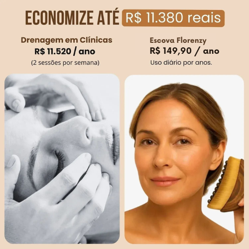 Escova de Drenagem Linfática - Florenzy™