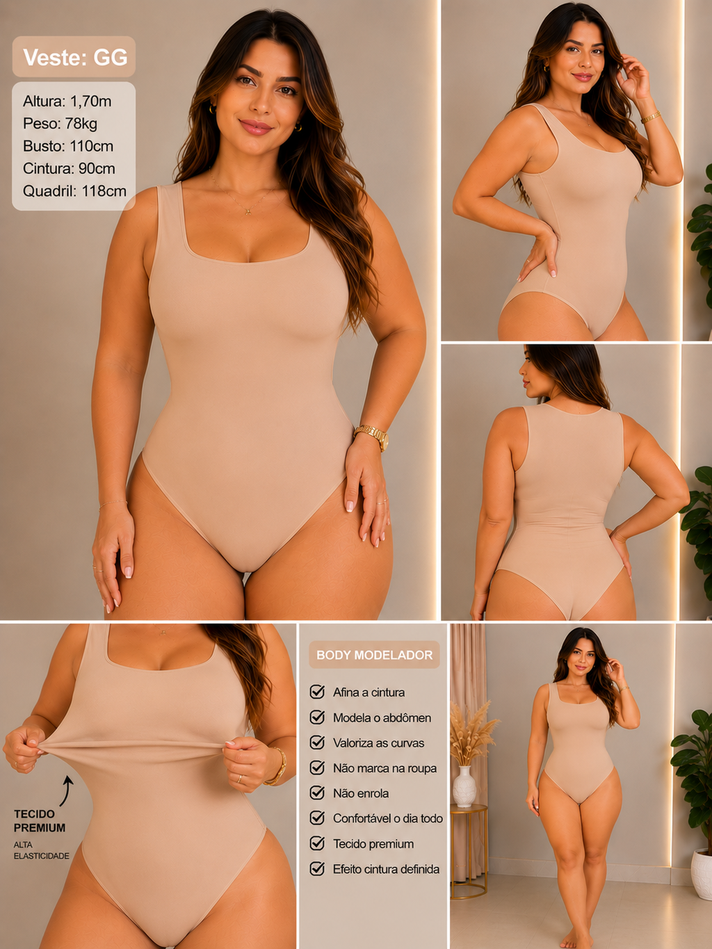 [COMPRE 1 LEVE 2] Body Modelador UltraShape™ Compression