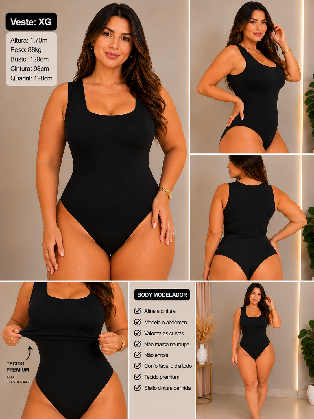 [COMPRE 1 LEVE 2] Body Modelador UltraShape™ Compression