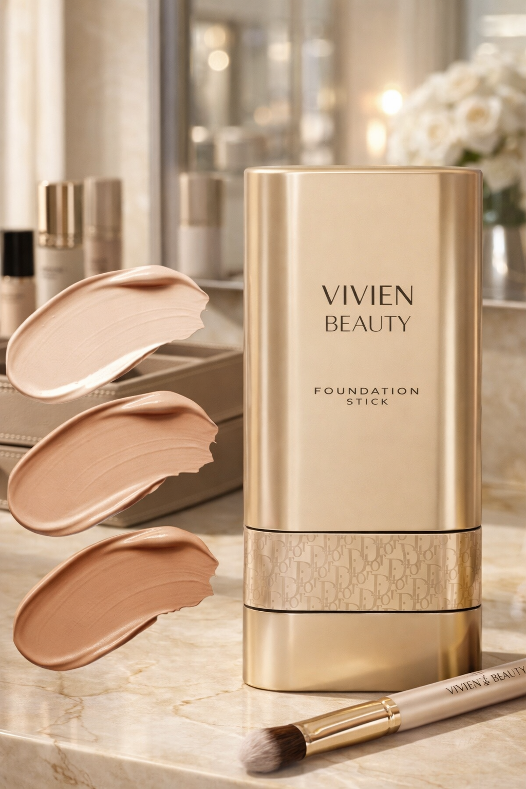 Base Coreana 2 em 1 Vivien Beauty™